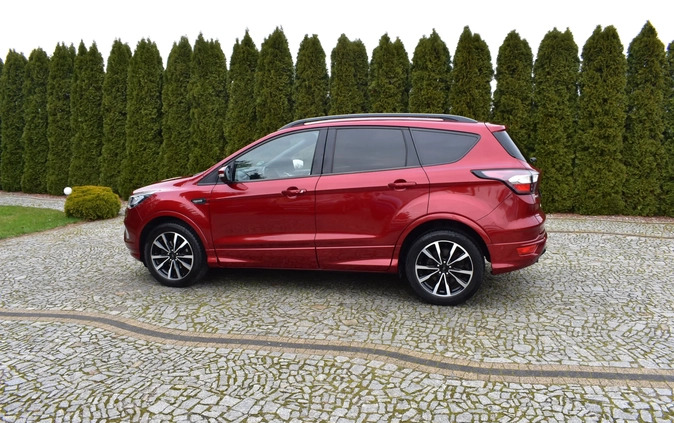 Ford Kuga cena 73500 przebieg: 125321, rok produkcji 2018 z Barcin małe 781